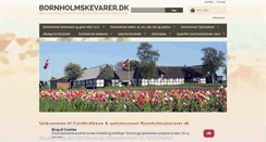 Desktop Screenshot of bornholmskevarer.dk