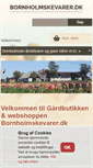 Mobile Screenshot of bornholmskevarer.dk